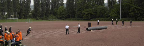 Bild des Hindernisstaffellaufs