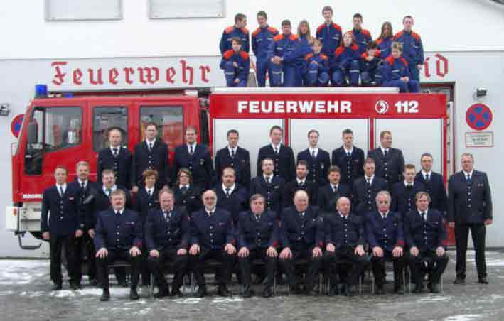 Ein Bild der aktuellen Mannschaft mit Jugend